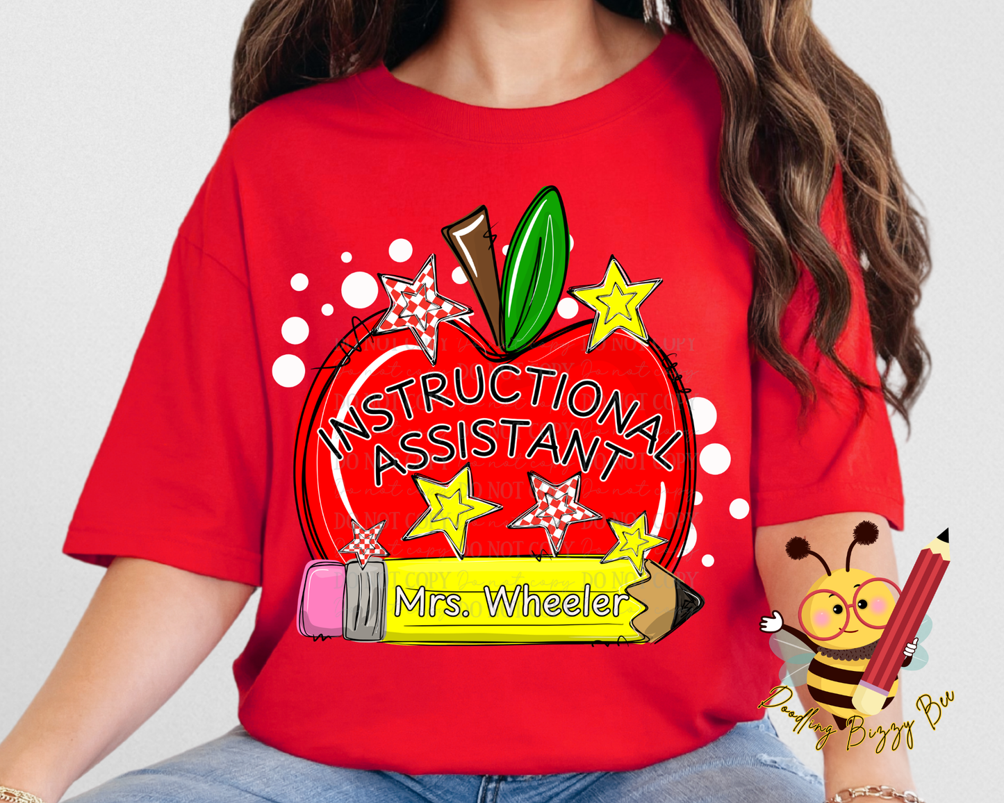 Instructional Assistant Personalized T-Shirt