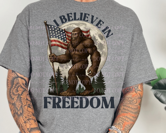 DTF Transfer Bigfoot Freedom