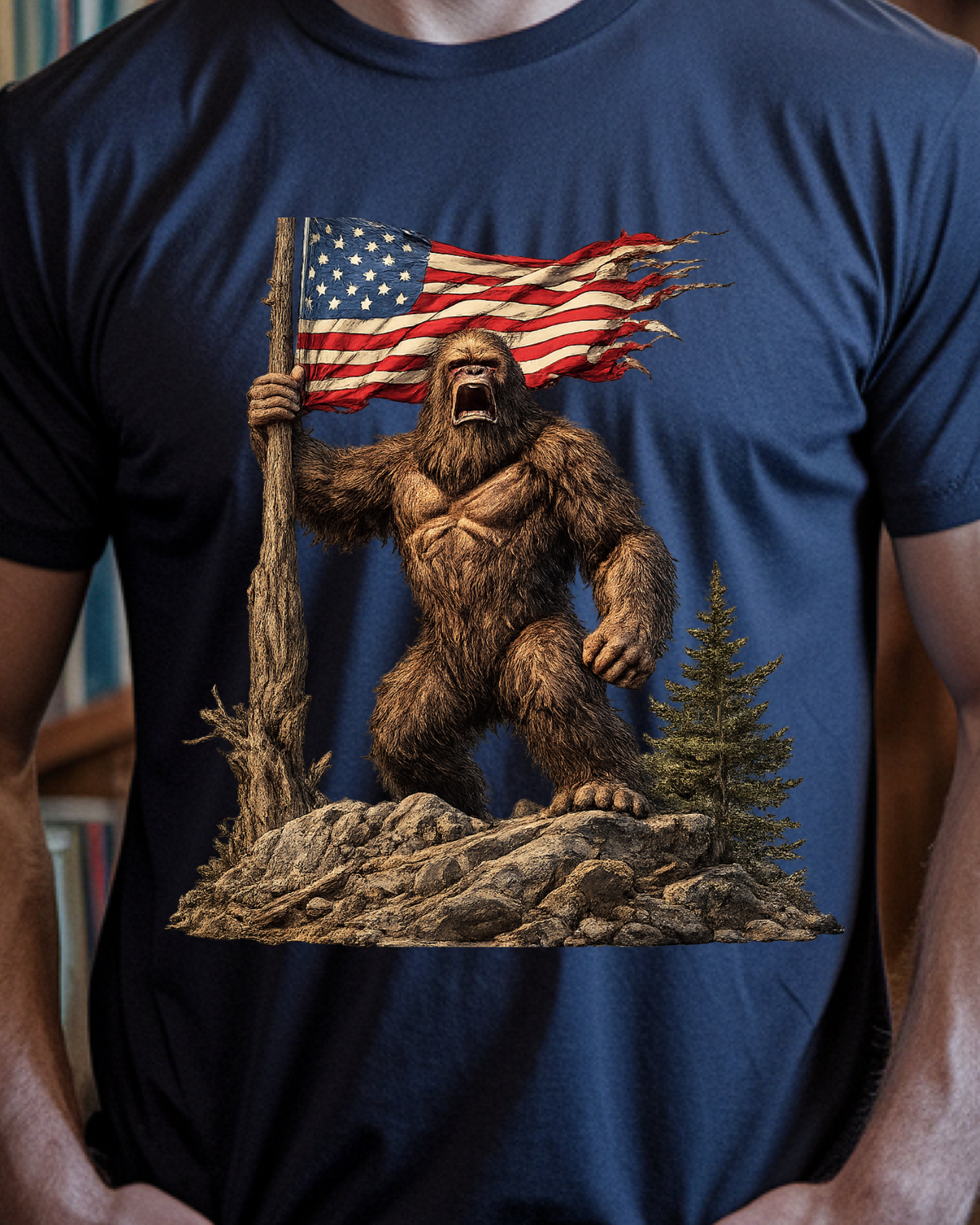 Bigfoot Flag T-Shirt