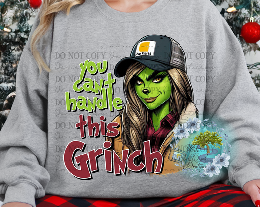 Blue Collar Female Sweatshirt or T-Shirt Green Guy