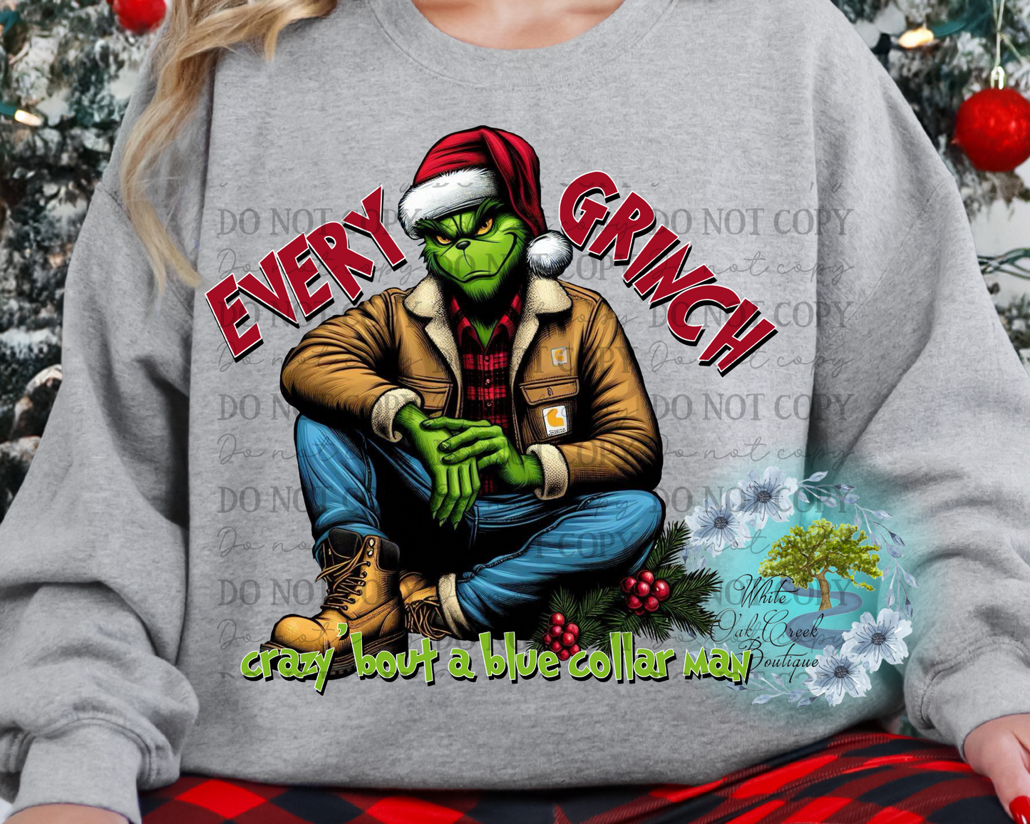 Blue Collar Male Sweatshirt or T-Shirt Green Guy