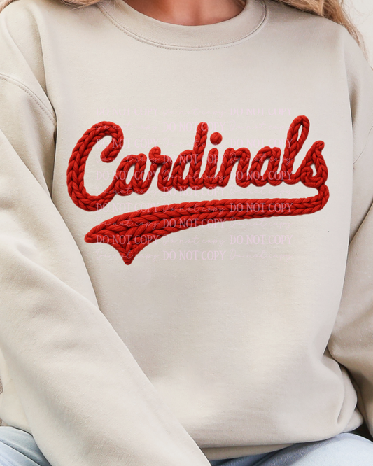 DTF Transfer Cardinals Yarn