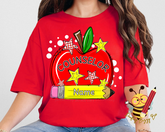 Counselor Personalized T-Shirt