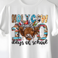 ADULT Holy Cow 100 Days of School T-Shirt