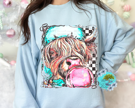 DTF Transfer Highland Cow