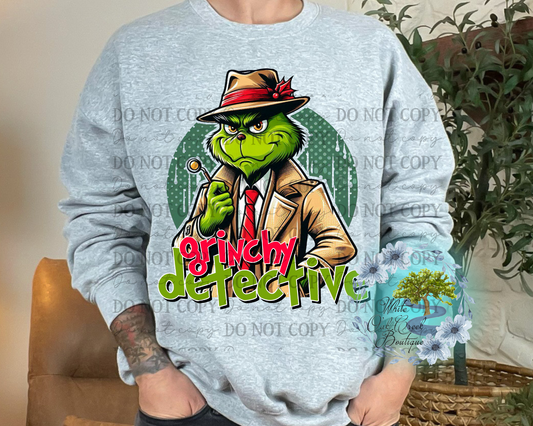 Detective Sweatshirt or T-Shirt Green Guy