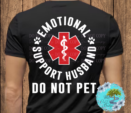 Emotional Support Husband T-Shirt
