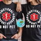 Emotional Support Husband or Wife T-Shirt