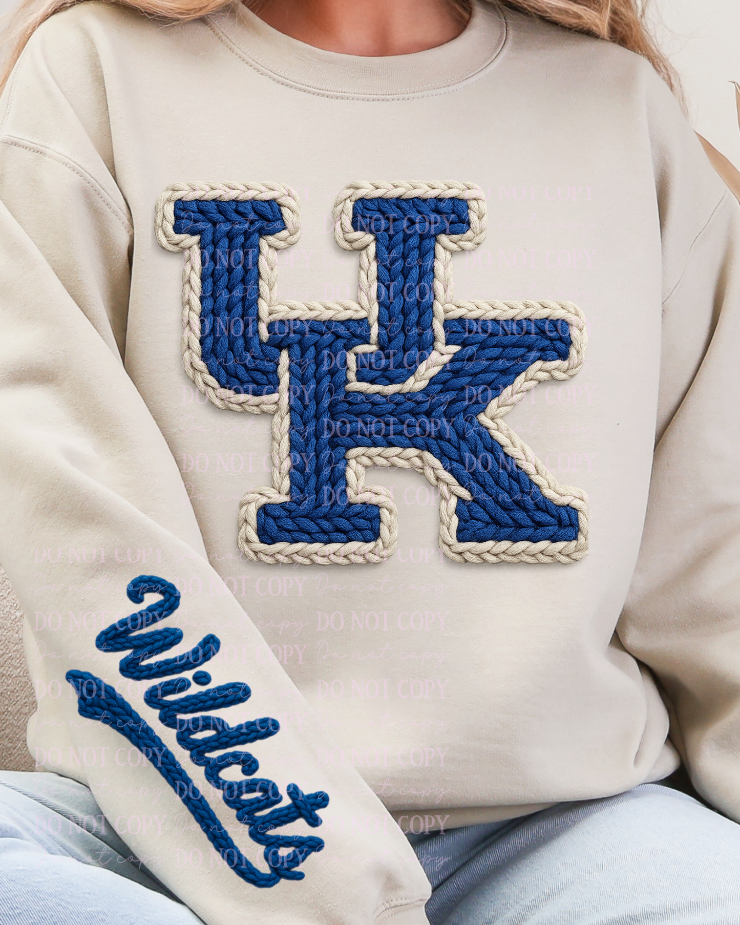 UK Wildcats Faux Yarn Sweatshirt