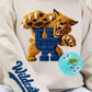 UK Faux Yarn Sweatshirt