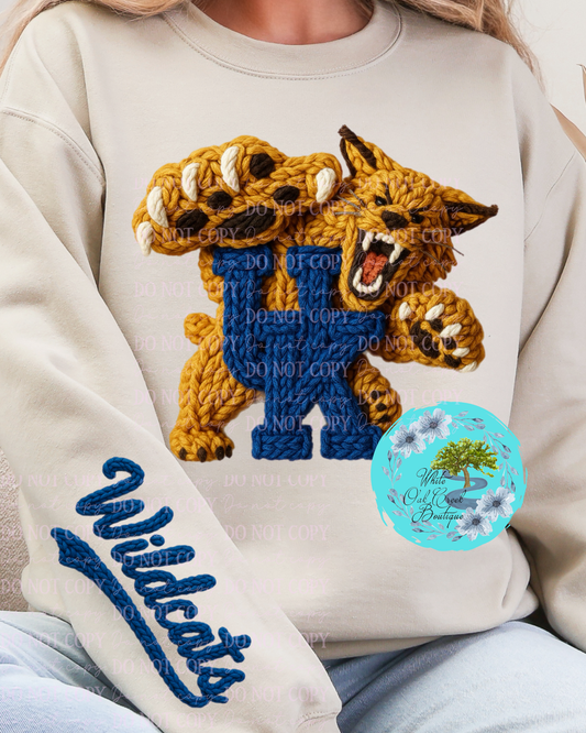 UK Faux Yarn Sweatshirt