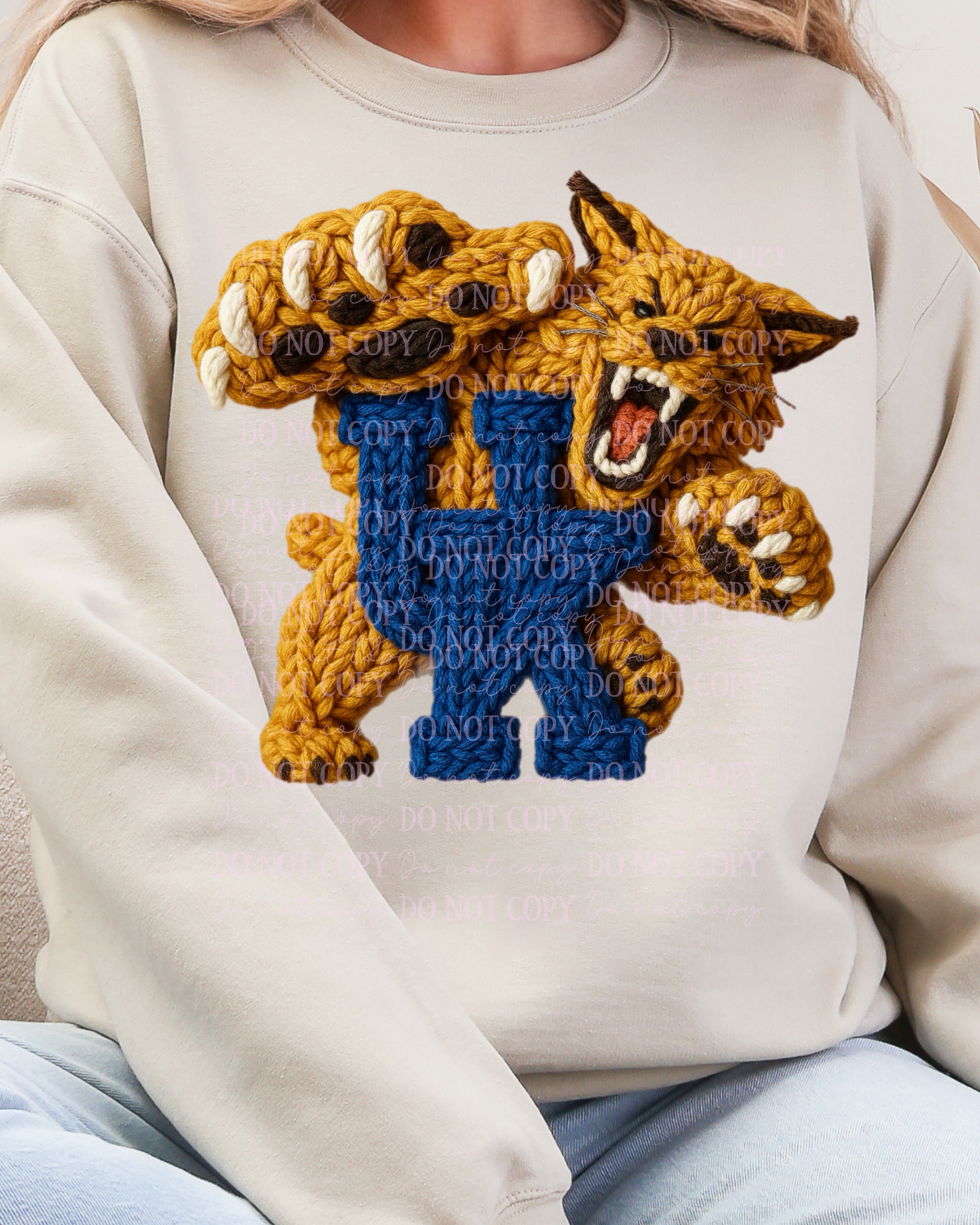 DTF Transfer UK Faux Yarn