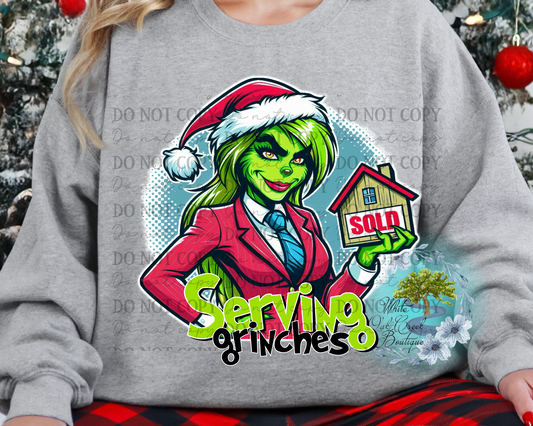Realtor Female Sweatshirt or T-Shirt Green Guy