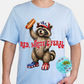 Red White & Feral Raccoon