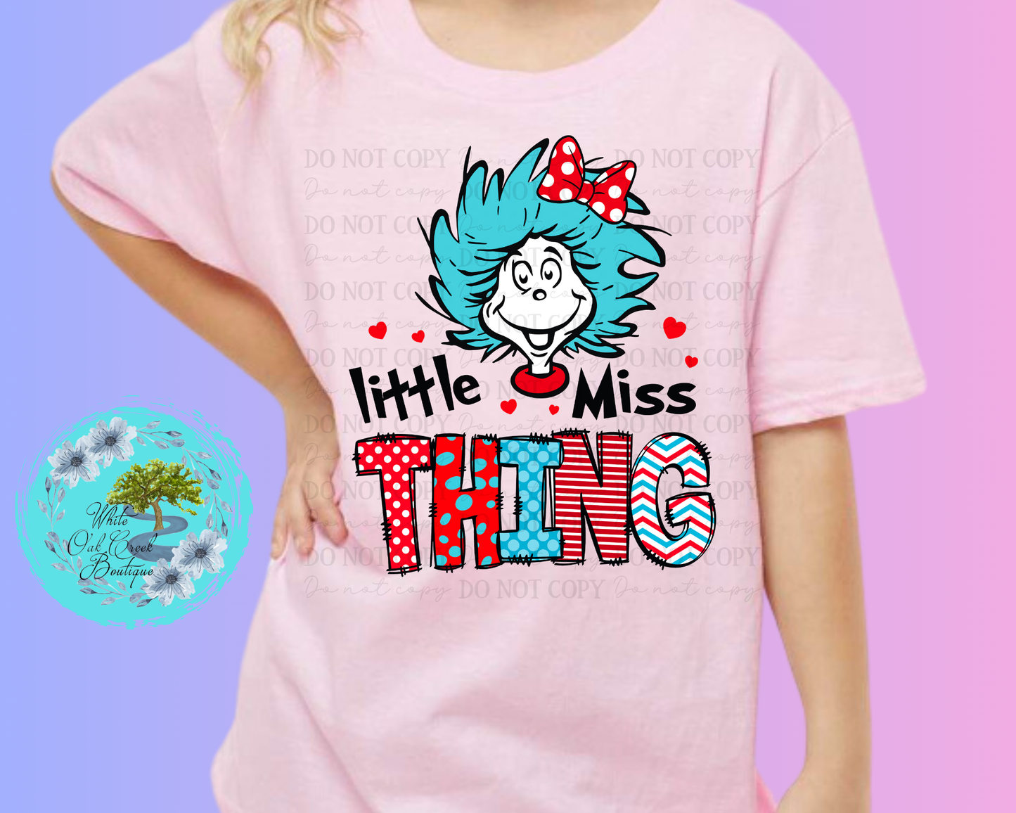Little Miss Thing Reading Youth T-Shirt