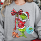Sweatshirt Grinch Bow