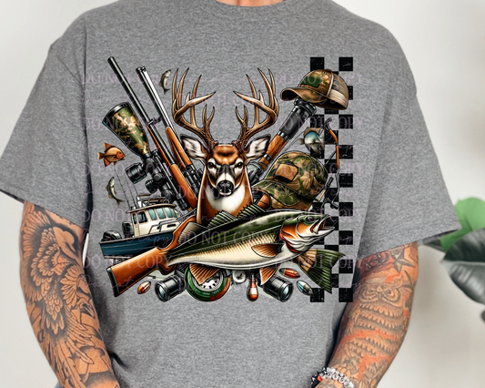 DTF Transfer Hunting & Fishing
