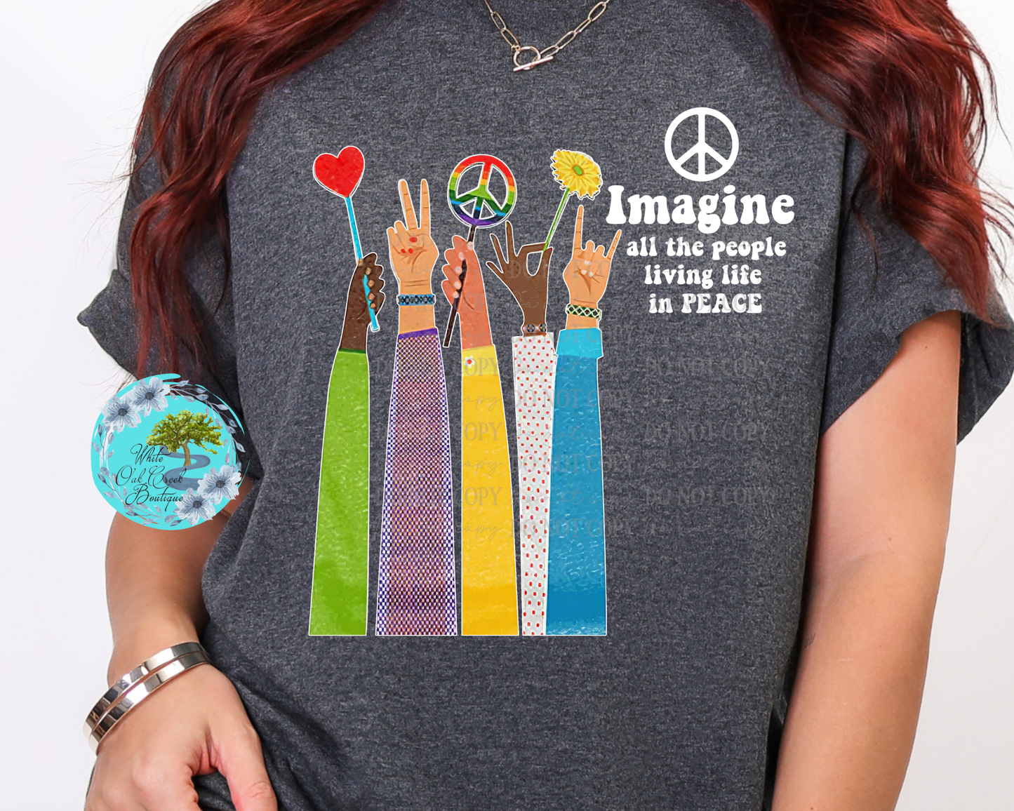 Imagine All the People Living in Peace T-Shirt