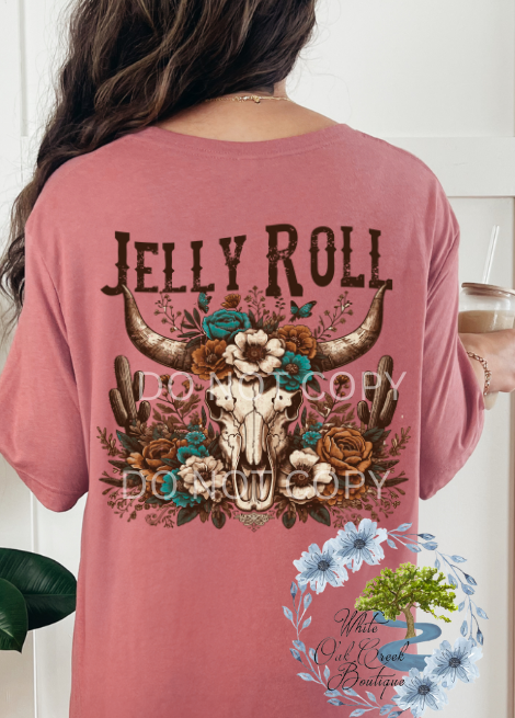 Jelly Roll Longhorn DTF Transfer