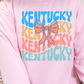 Kentucky Retro Pastels Bow Sweatshirt