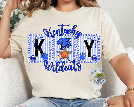 Kentucky Wildcats Basketball Preppy T-Shirts