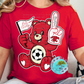 Bath County Wildcats Care Bear Soccer T-shirt