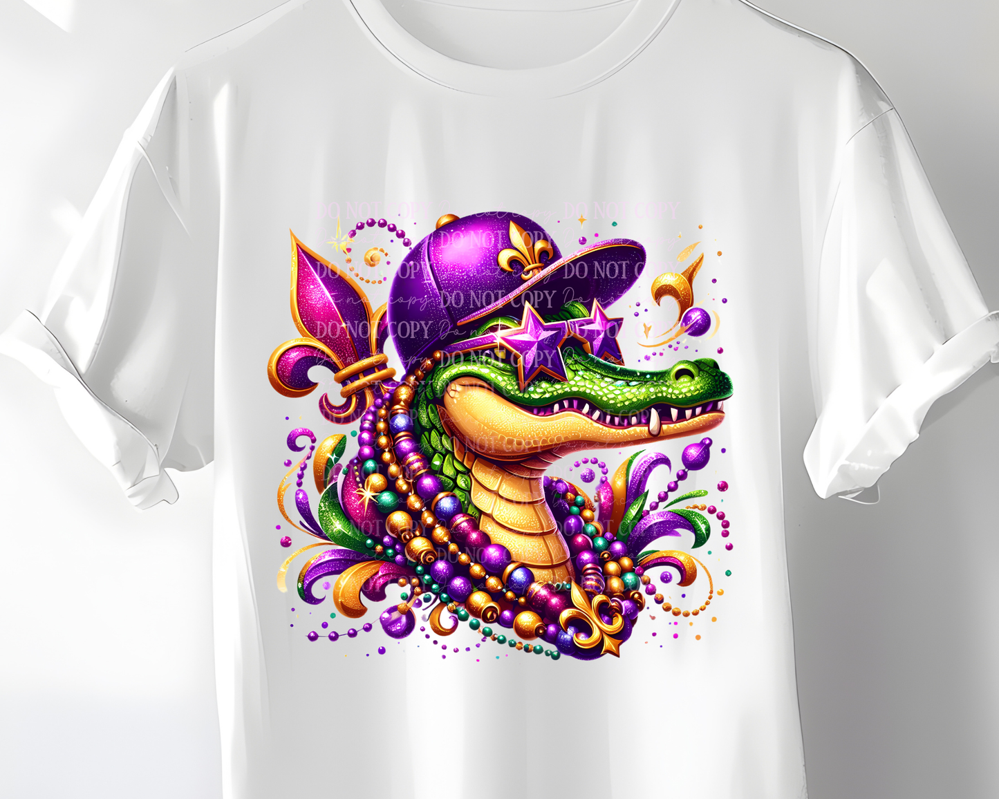 Mardi Gras Alligator T-Shirt