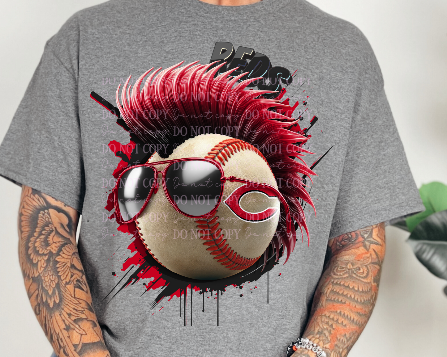 DTF Transfer Mohawk Reds