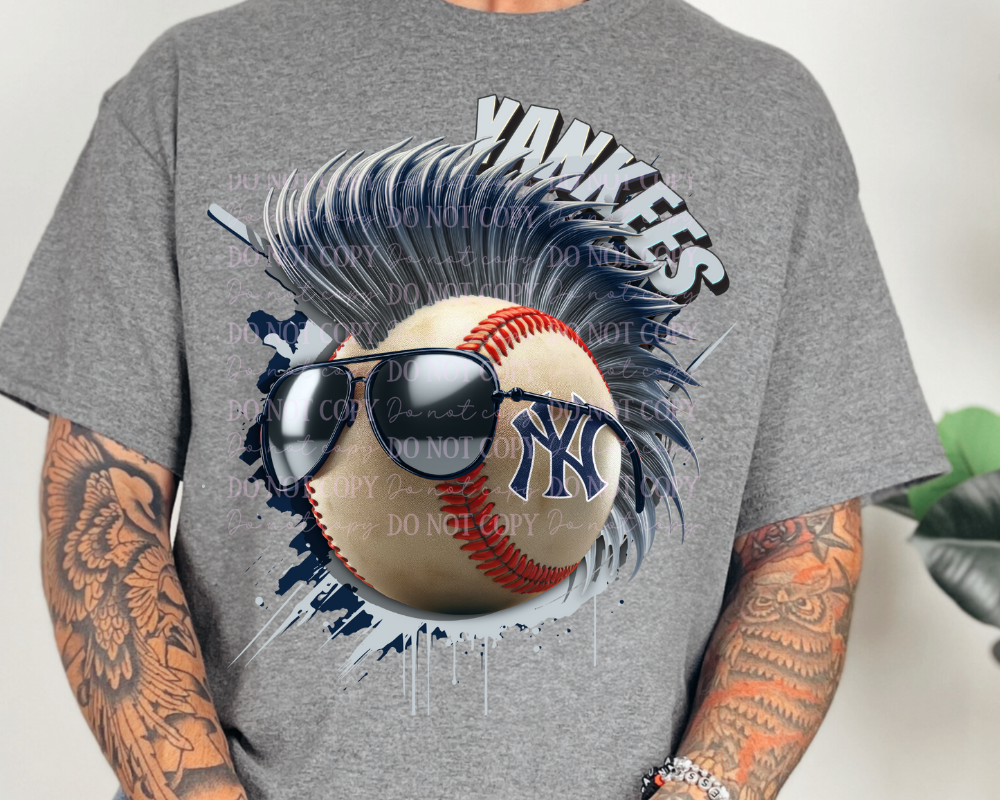 DTF Transfer Mohawk Yankees