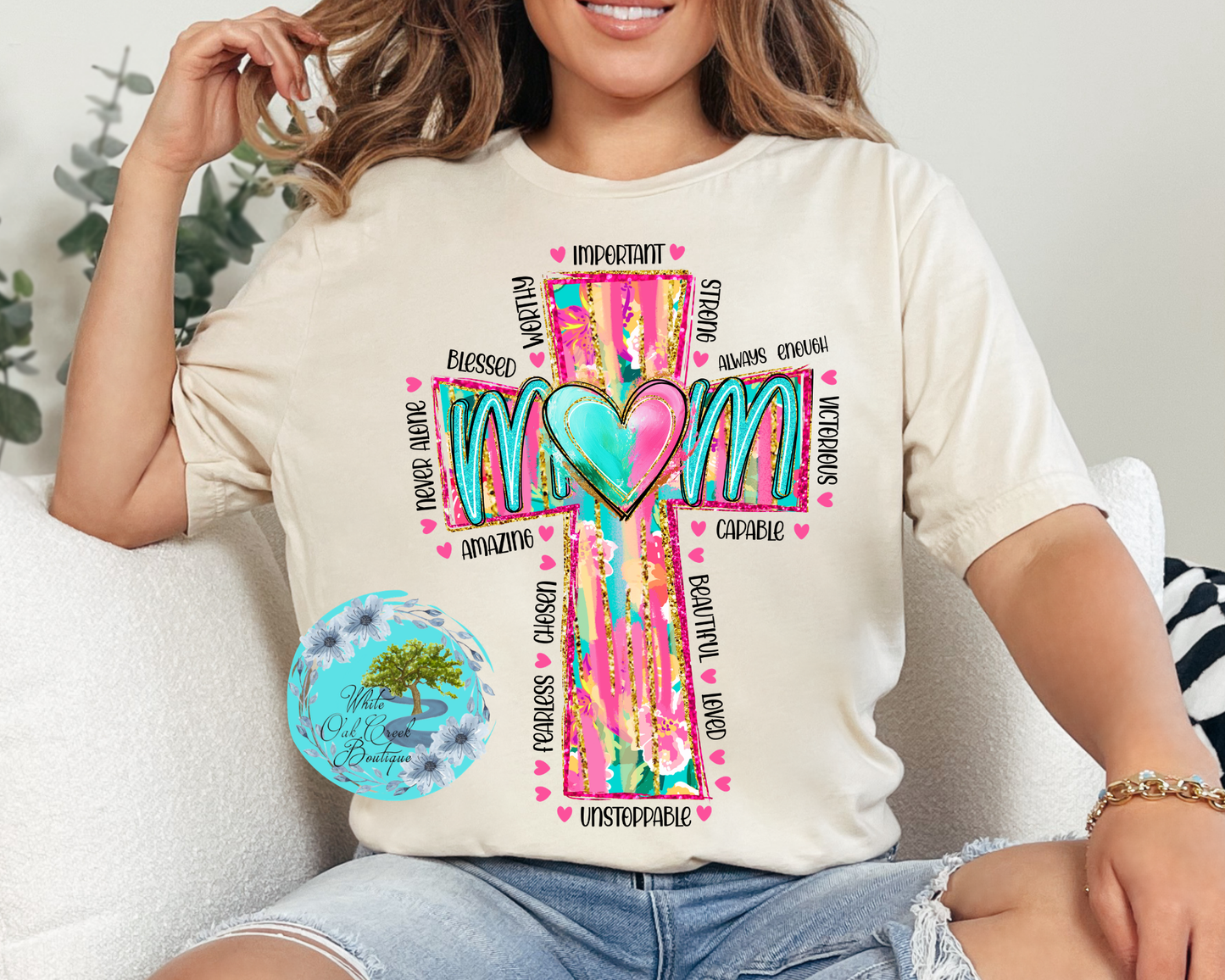 DTF Transfer Mom Cross