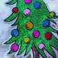 Grinch Christmas Tree Sequin 11.5” Iron-On Patch