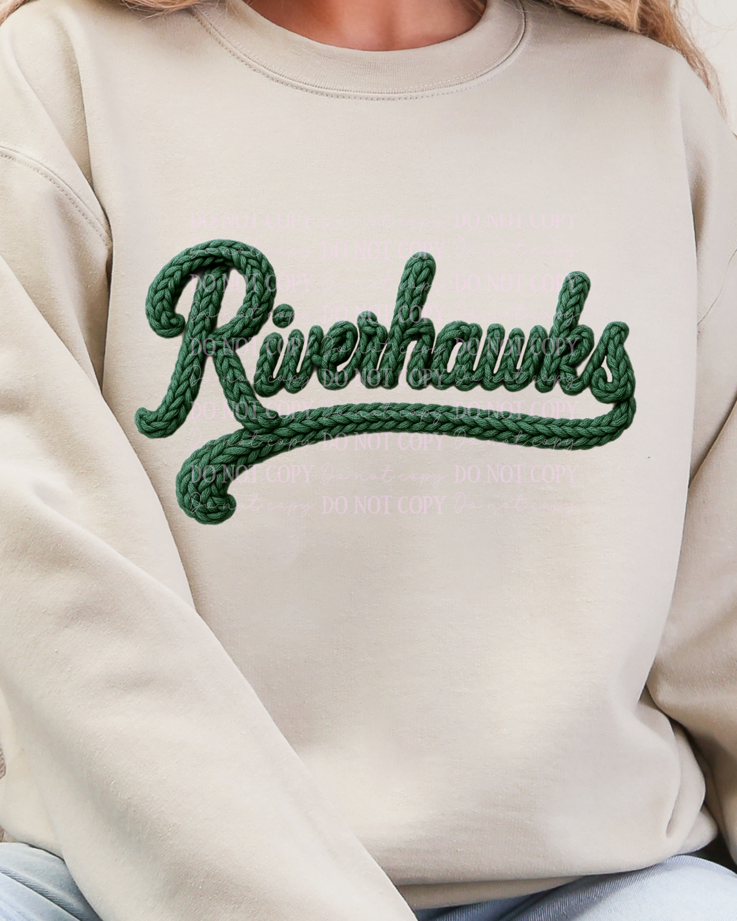 DTF Transfer Riverhawks Yarn