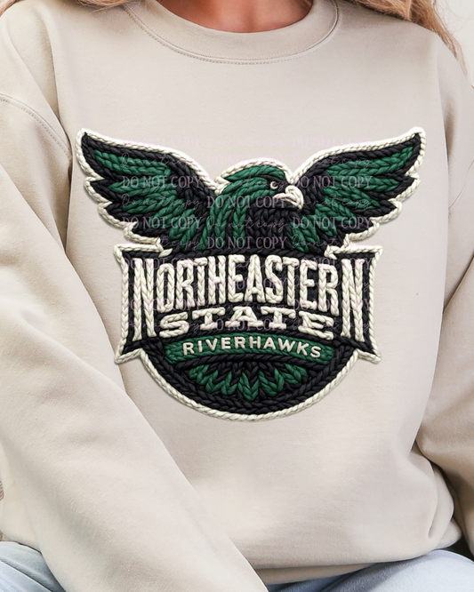 DTF Transfer Riverhawks Yarn