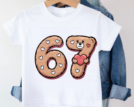 DTF Transfers Six Seven Bears 67