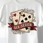 ADULT Six Seven 67 Cards T-Shirt