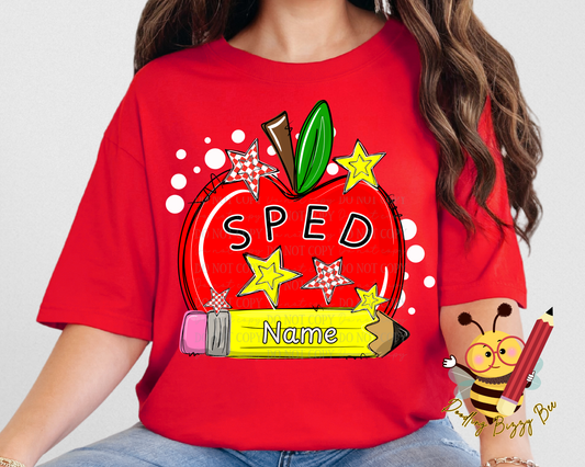 SPED Personalized T-SHIRT