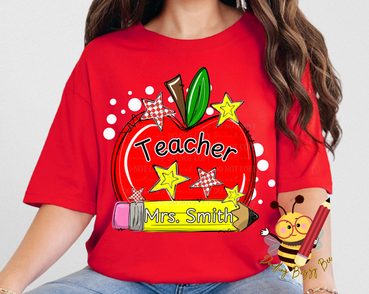 Teacher Personalized T-Shirt