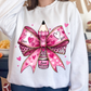 Valentine Coquette Bow Pencil Sweatshirt (Copy)