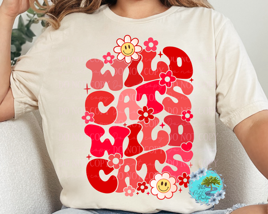 Wildcats Retro Red