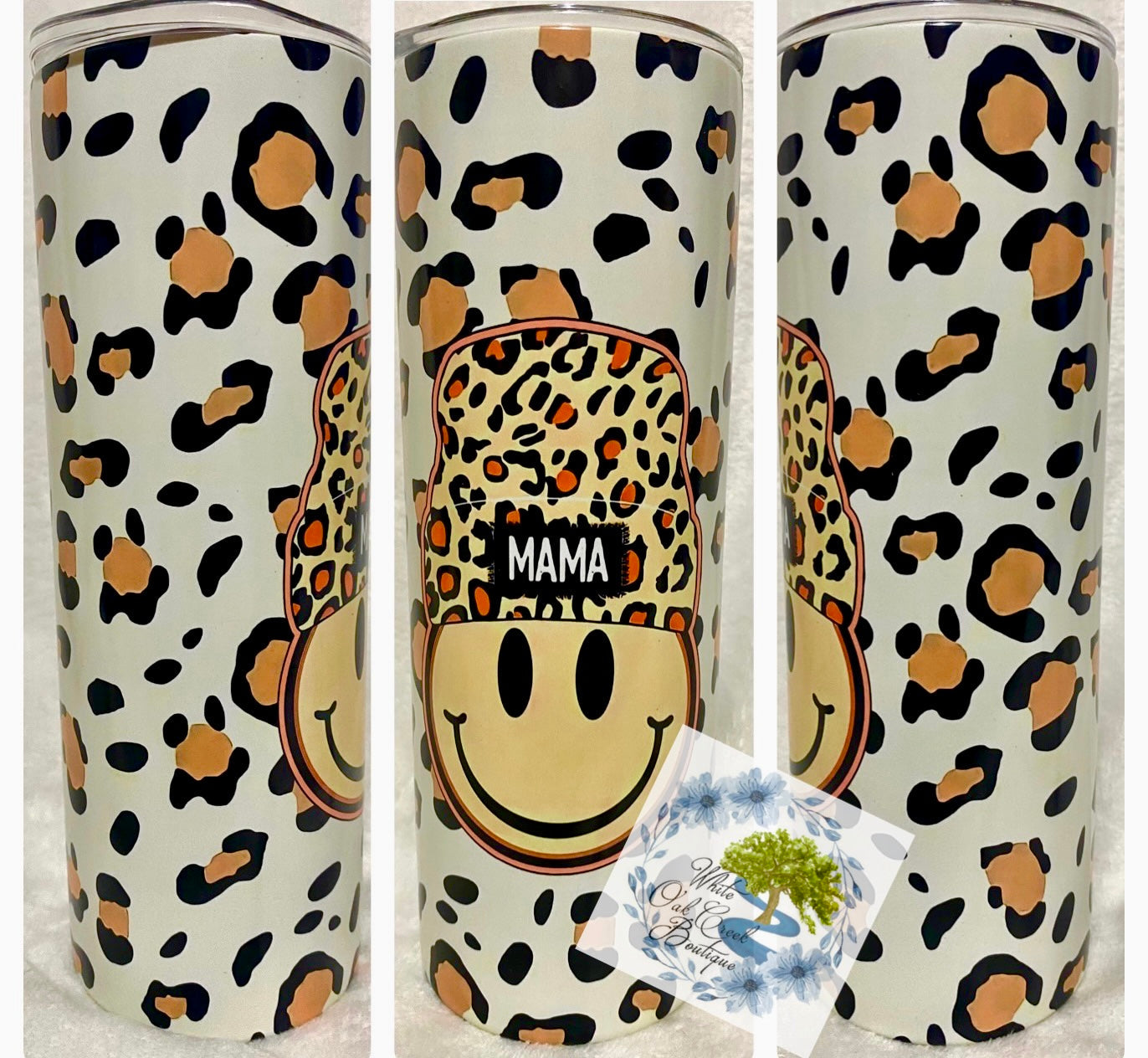 Beanie Cheetah Mama Mini Tumblers