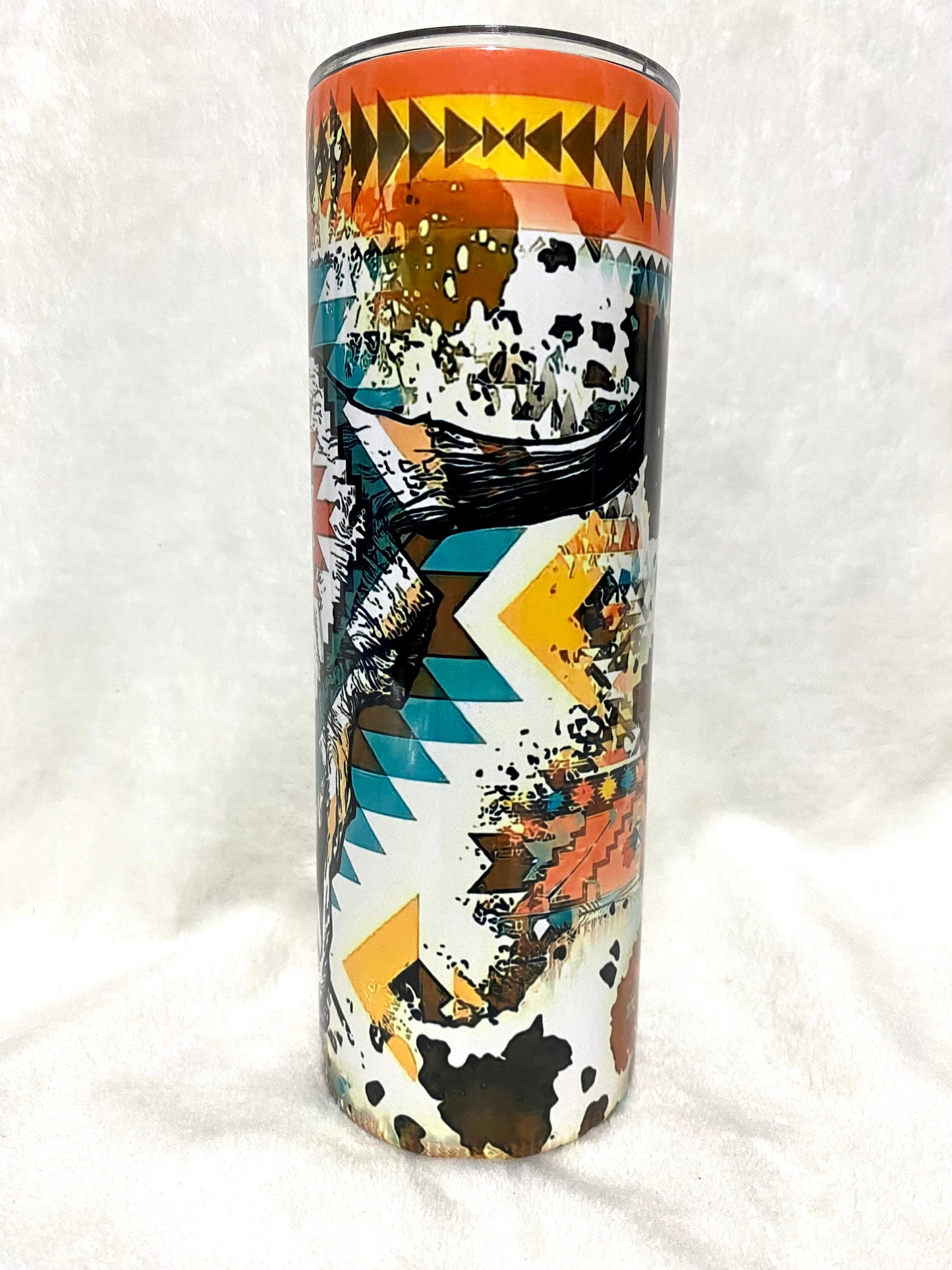 Aztec Longhorn Tumbler