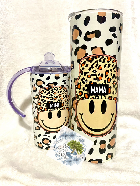 Beanie Cheetah Mama Mini Tumblers