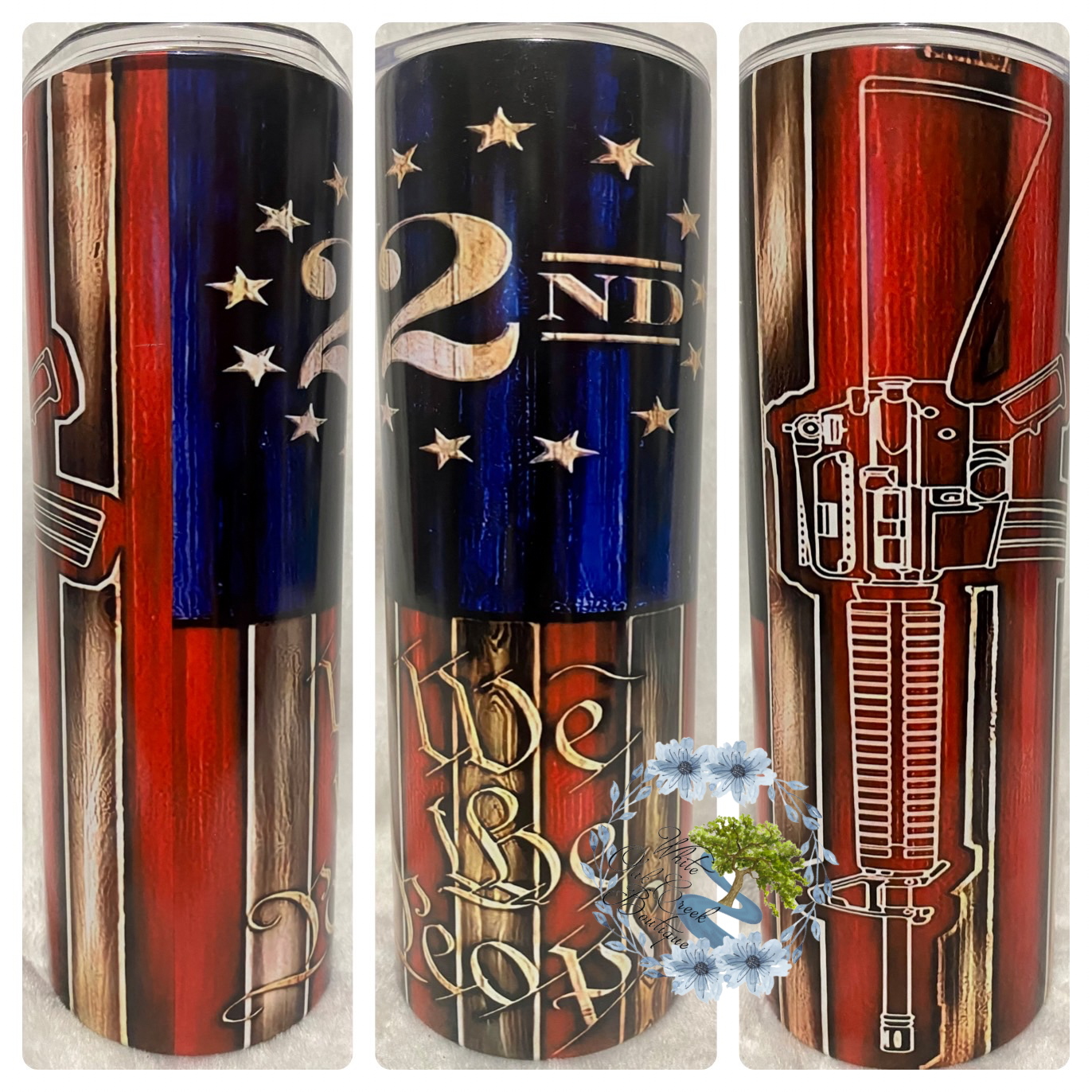 We the People American Flag Tumbler